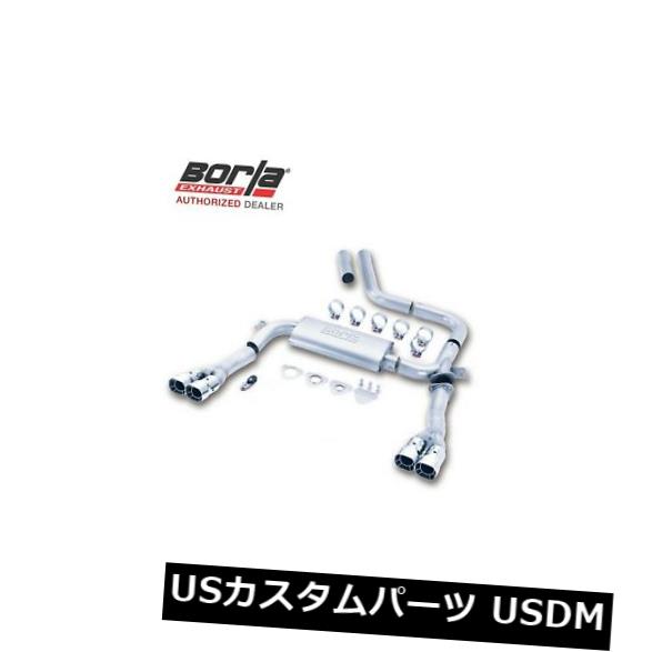 BORLA 14780 Cat-Back 3 Adjシステム1998-2002シボレーカマロV8 5.7L V8 RWD 2DR の通販は