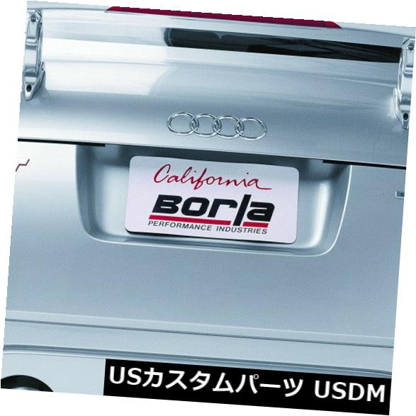 Borla 14957 Sタイプキャットバックエキゾーストシステムは01-06 TTクワトロに適合 の通販は