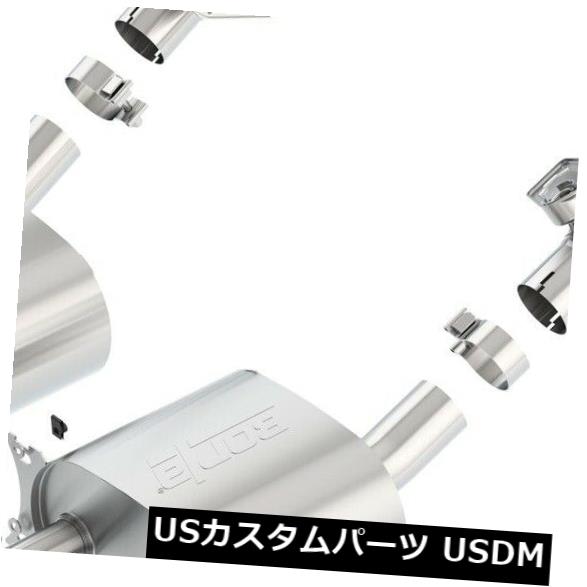 Borla 11862 Sタイプアクスルバックエキゾーストシステムは14-19コルベットに適合 の通販は