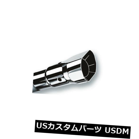 Borla 20115ユニバーサルポリッシュチップシングルスクエアアングルカットインタークーラー(インレット2 の通販は