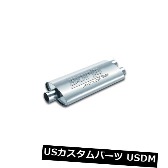 Borla 400485ユニバーサルセンター/デュアルオーバル2.5インチイン/デュアル2.5インチアウト19インチx 4インチx 9.5 の通販は