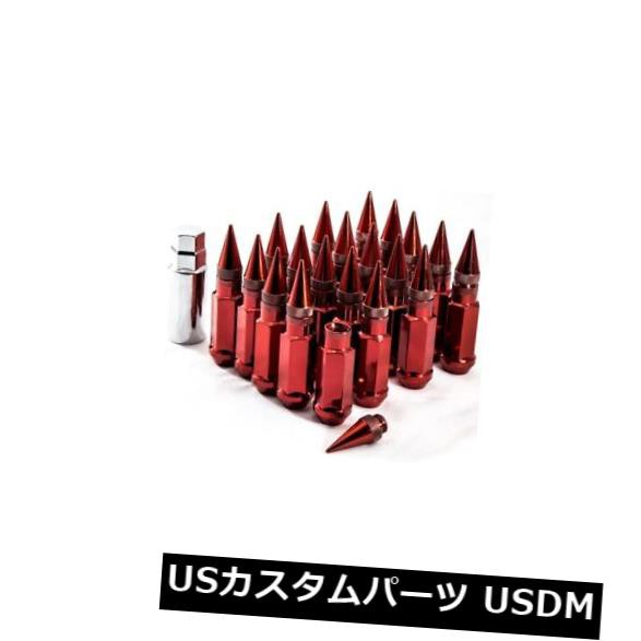 12mmX1.5 AodHan XT92レッドスパイクラグナット（20個セット、キー付き） の通販は