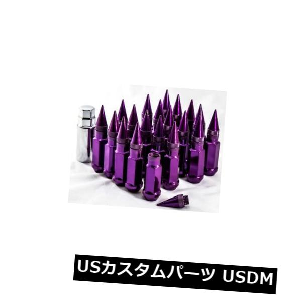 12mmX1.5 AodHan XT92パープルスパイクラグナット（20個入りキー付きセット） の通販は