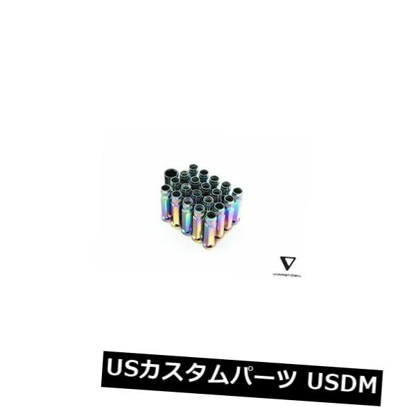 Varrstoen VT75 12x1.5 Neo Chromeオープンエンドラグナット(20 PC / 1Key)はホンダトヨトに適合 の通販は