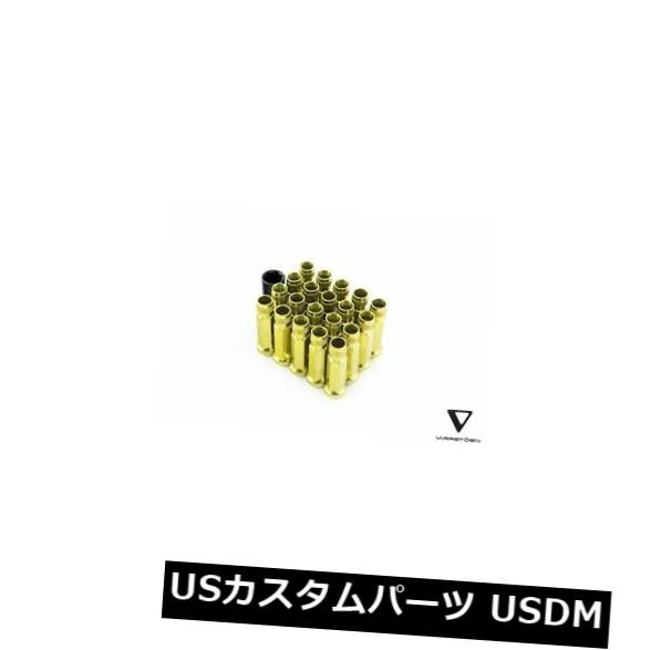 Varrstoen VT75 12x1.5 Chrome Gold Open End Lug Nuts(20 PC / 1Key)Fits G35 350z の通販は