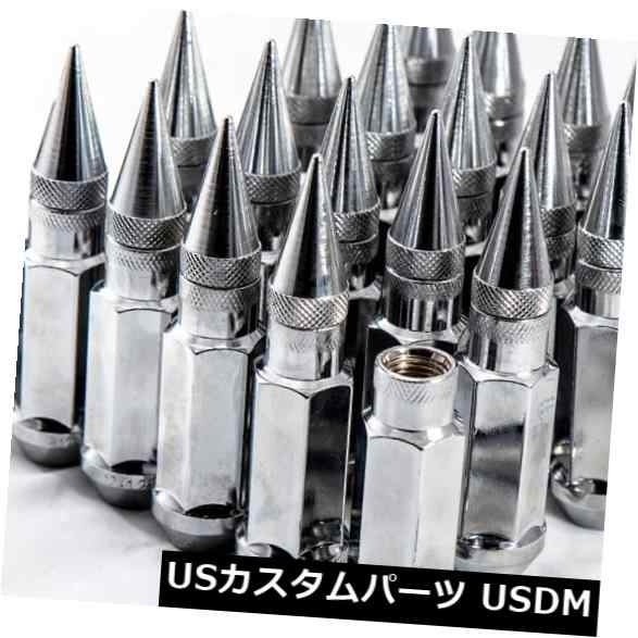 92mm AodHan XT92 12X1.25スチールクロムスパイクラグナットFtis Brz 350z G35 の通販は