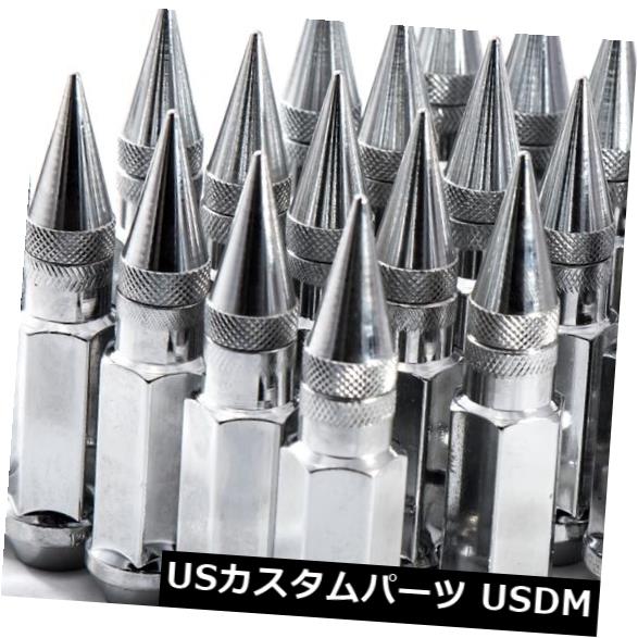 92mm AodHan XT92 12X1.5スチールクロームスパイクラグナットフィットAcura Integra TL Tsx 