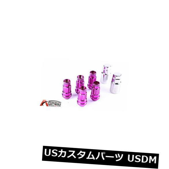 新しいVarrstoen VT48 12x1.25パープルラグロック（5 PC / 2キー）はEnkei Miro Esmに適合