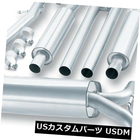 Borla 140057 Sタイプキャットバックエキゾーストシステムは03-07 G35に適合