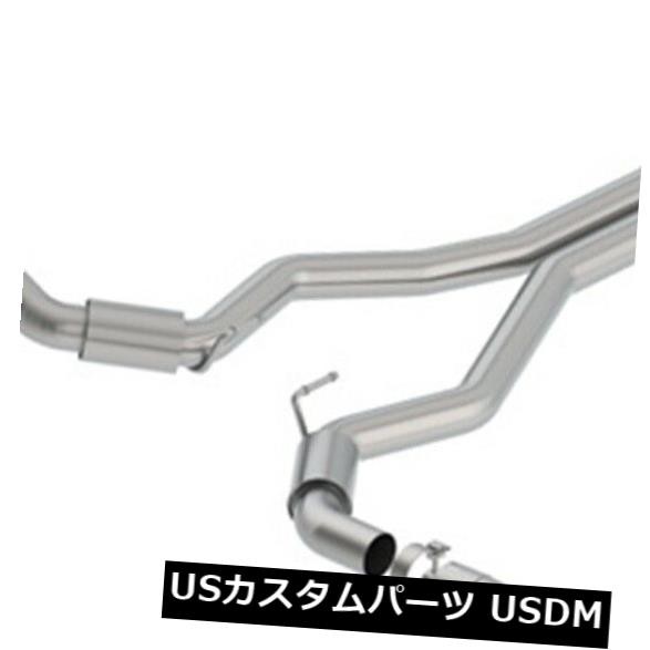 Borla 140745CF Sタイプキャットバックエキゾーストシステムは18-19マスタングに適合 の通販は