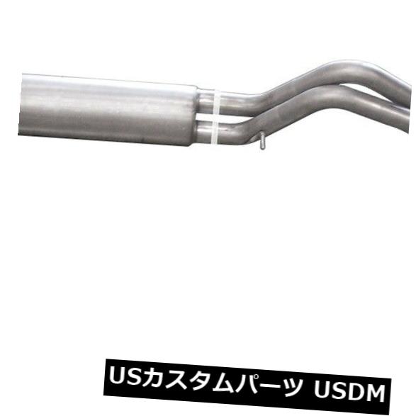 GIBSON （ギブソン） CAT-BACK マフラー SPORT 右側サイド２本出し 07-09y シボレー タホ / GMC ユーコン 5.3L 5610 JL 新型ラングラー ギブソン マフラー Gibson Performance Exhaust 617308 Cat-Back Single  Exhaust System, Stainless
