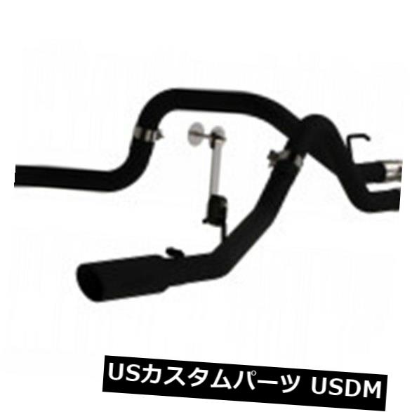 MBRPエキゾーストS5255BLKブラックシリーズキャットバックエキゾーストシステムフィット15-20 F-150 の通販は