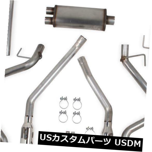 フッカーエキゾーストシステムキット70503445-RHKR; F-150用ブラックハートステンレスキャットバック の通販は