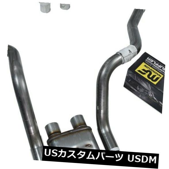 オールステンレス鋼製デュアルエキゾーストキットFord F150 15-18 MagnaFlow XLスラッシュ手当て
