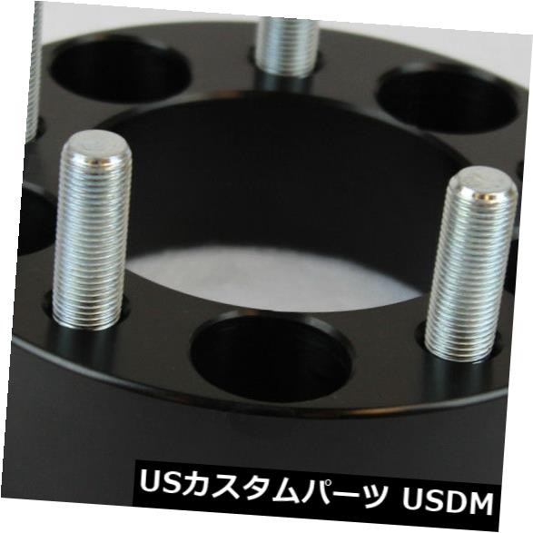 Jeep Wrangler Ford 1.5厚さ1/2 "x20用の4個のブラックホイールスペーサーアダプター5x114.3 の通販は