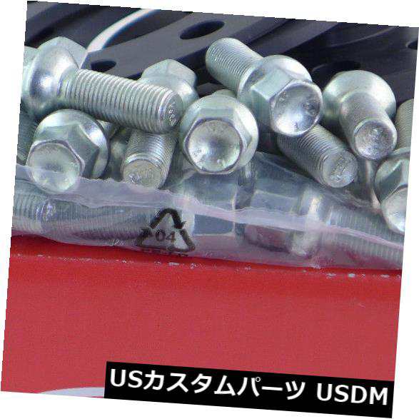 Eibachホイールスペーサーフロントアクスル+リアアクスルABE 10 / 20mm Lk：120/5 Mz：725黒