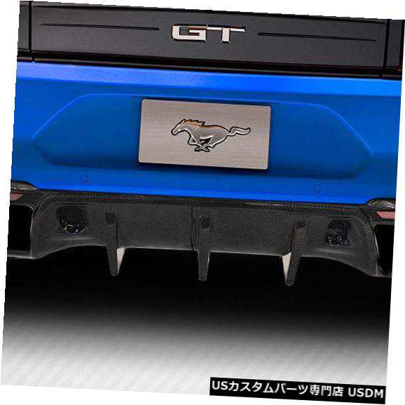 18-19フォードマスタンググリッドカーボンファイバーリアバンパーディフューザーボディキット!! 115006 の通販は