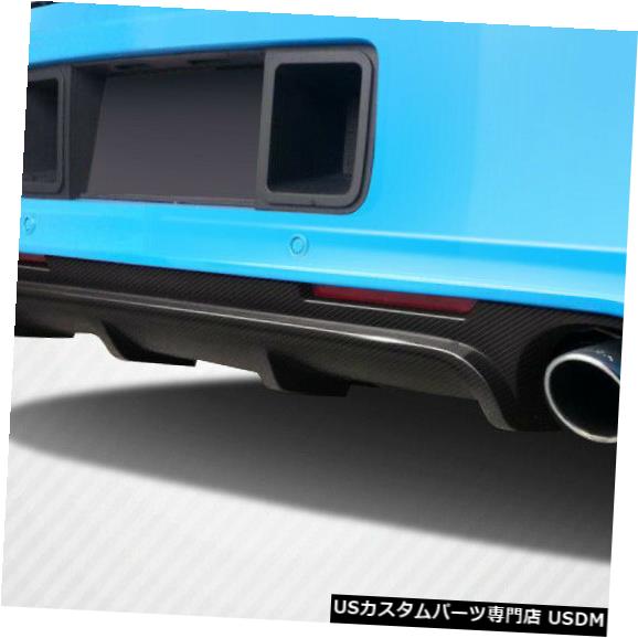 月 13-14フォードマスタングボスルックカーボンファイバーリアバンパー