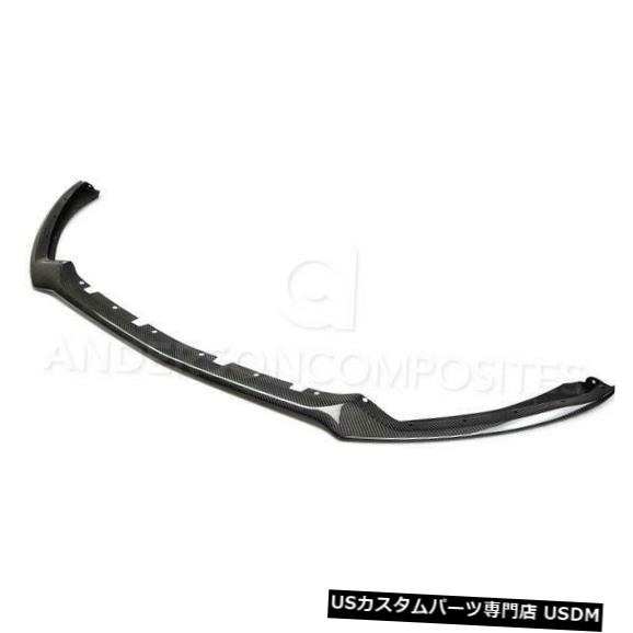 15-17フォードマスタングType-OEアンダーソンカーボンファイバーフロントバンパーリップAC-FL15FDMU-AO の通販は
