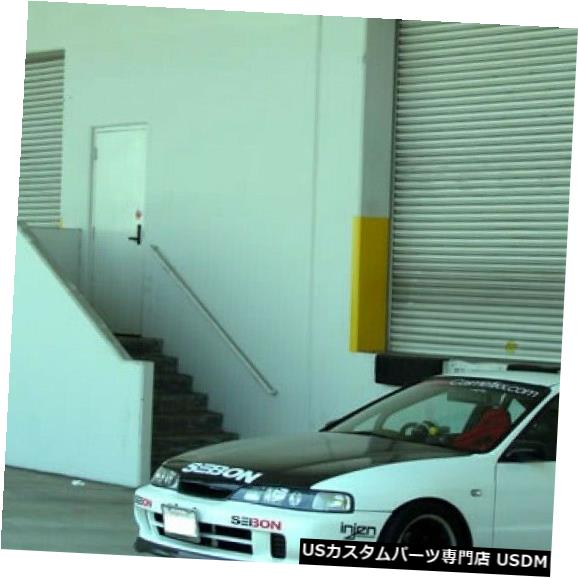 94-01アキュラインテグラセイボンカーボンファイバーフロントバンパーリップボディキットFL9401ACITR-TR の通販は