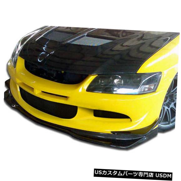 03-05三菱エボリューションVR-Sカーボンファイバーフロントバンパーリップボディキット!!! 105856 の通販は