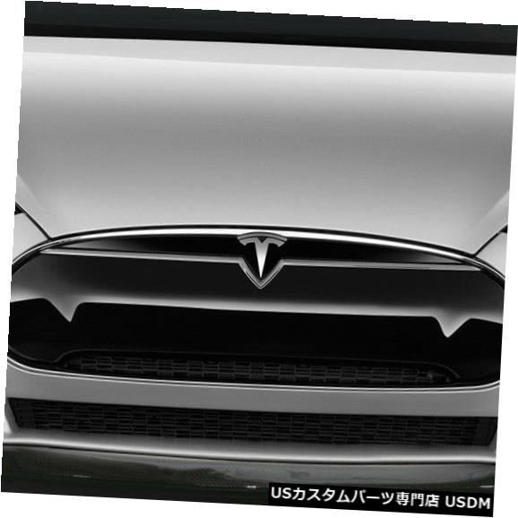 12-16 Tesla Model S Utechカーボンファイバーフロントバンパーリップボディキット!!! 113551 の通販は