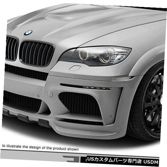 10-13 BMW X5M AF-1エアロ機能（GFK）フロントワイドボディキットバンパー!!! 108739 の通販は