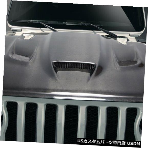 19-19ジープラングラーヘルキャットカーボンファイバークリエーションズボディキット-フード!!! 115008 の通販は 273,240円
