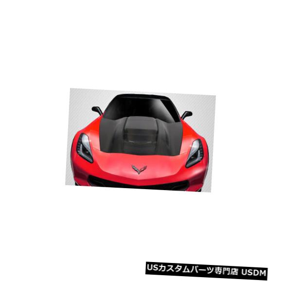14-19シボレーコルベットZR1ルックカーボンファイバークリエーションズボディキット-フード!! 115300 の通販は 700,920円