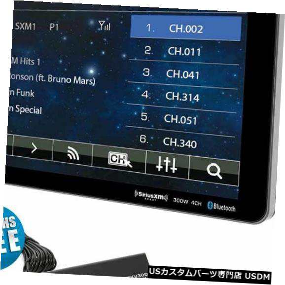 Soundstream VR-1032XBダブルDIN SiriusXM Bluetoothインダッシュカーステレオレシーバー