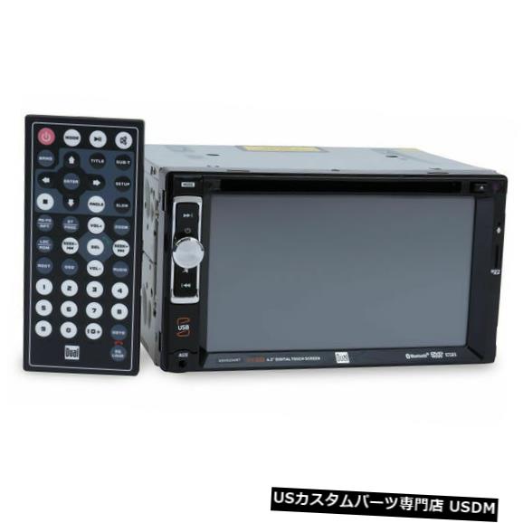 デュアルXDVD236BTダブルDIN Bluetoothインダッシュカーステレオレシーバー、6.2インチスクリーン の通販は 48,840円