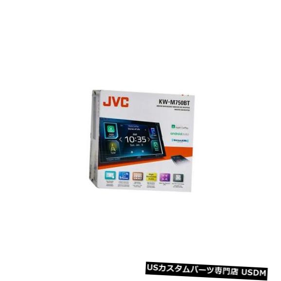 JVC KW-M750BT 2 DIN In-Dash Bluetoothデジタルメディアレシーバー、6.8インチタッチスクリーン付き 