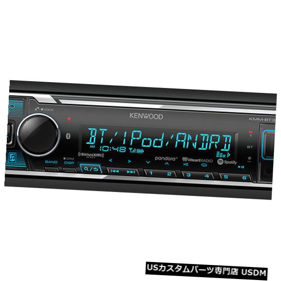Kenwood KMM-BT325UインダッシュシングルDINオーディオUSB Bluetoothデジタルメディアレシーバー の通販は