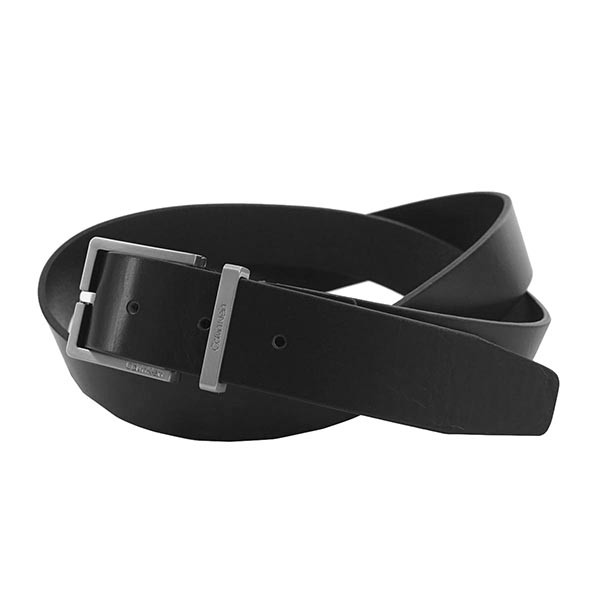 calvin klein men's black belt