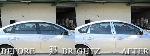 BRIGHTZ ティアナ J32 PJ32 TNJ32 超鏡面ステンレスブラックメッキ