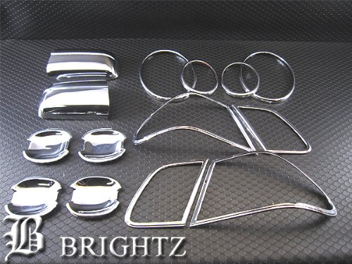 BRIGHTZ Eクラス W210 メッキ外装フルセット 14PC メルセデス ベンツ ステーションワゴン FSET−002の通販は