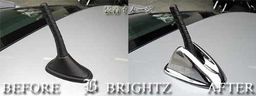 BRIGHTZ ヴィッツ 130 131 135 メッキアンテナカバー Bタイプ ANTENNA 