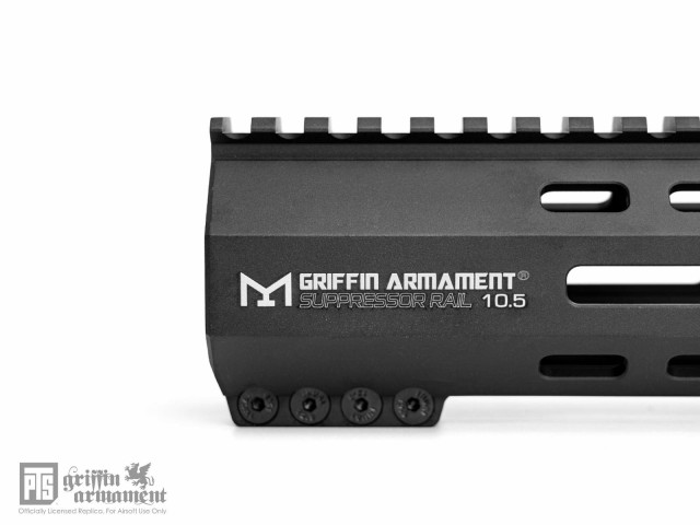 PTS Griffin Armament SR M-LOK Rail/M4レイルハンドガード 10.5inの通販は