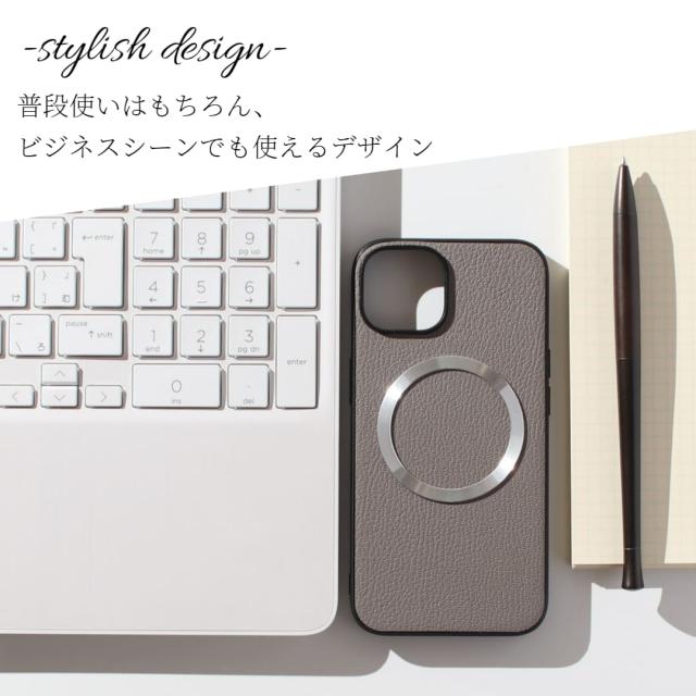 iphone14 ケース レザー iphone14Pro iphone14Plus iphone14ProMAX 本革 マグセーフ対応 magsafe 14 14plus 14pro 14promax アイフォン14 アイフォン14promax magsafe対応 薄型 レディース メンズ 男女兼用 14プロ 14プラス マグネット メタリック スマホケース 送料無料の通販は