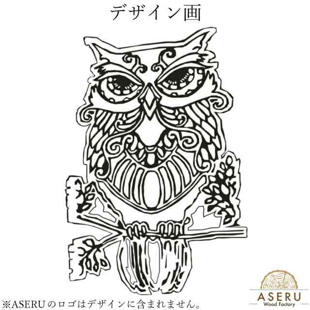 フクロウ(カップル)色鉛筆画 （フクロウ、デッサン、漫画