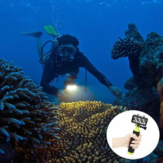 送料無料 防水ダイビングライト高電源ledライト水中ライトfor Gopro Hero5 4 3 防水高輝度300lm Ledライト 防水30mの通販はau Pay マーケット Pcatec