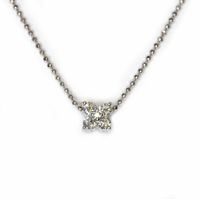 ポンテヴェキオ ネックレス ＷＧ ホワイトゴールド ダイヤ 0.20ct K18WG ダイヤモンド Sランク Ponte Vecchio K18  750 ジュエリー 天然ダ｜au PAY マーケット