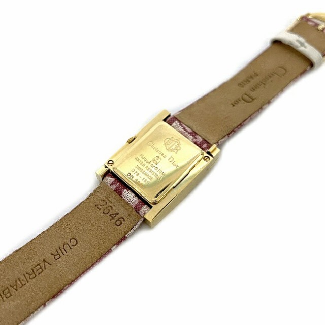 ディオール 腕時計 ゴールド ピンク ホワイト トロッター D78-159 