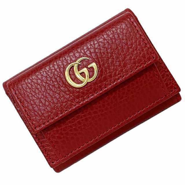 2022激安通販 未使用 GUCCI グッチ 三つ折り ミニウォレット - www ...
