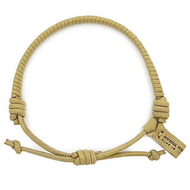 ボッテガヴェネタ ブレスレット ベージュ タピオカ 431539 未使用 美品 ラムスキン Sランク BOTTEGA VENETA ブレス アクセサリー クラシ|au PAY マーケット