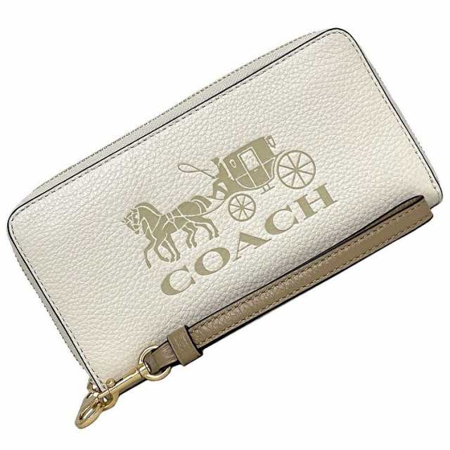 COACH コーチ ラウンドファスナー 馬車 ホースアンドキャリッジ 長財布