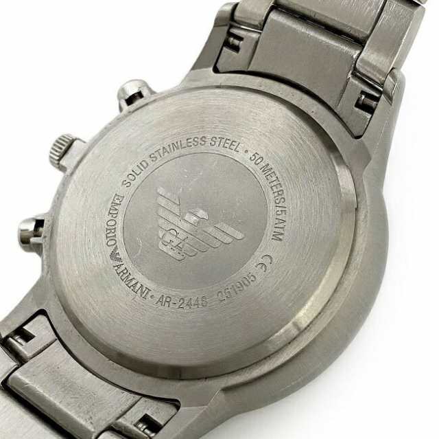 人気提案人気提案エンポリオ アルマーニ 腕時計 シルバー ネイビー