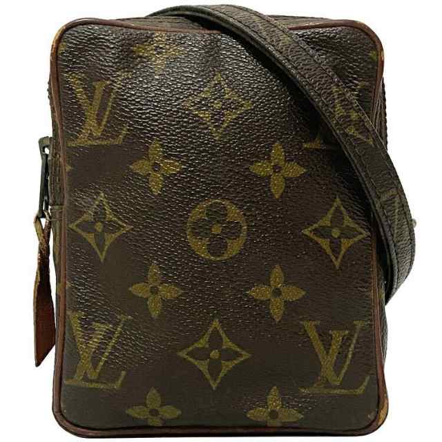 ルイ ヴィトン ショルダーバッグ ミニダヌーブ ブラウン モノグラム M45268 ミニバッグ 中古 LOUIS VUITTON ポシェット 廃盤  ミニ レア ｜au PAY マーケット