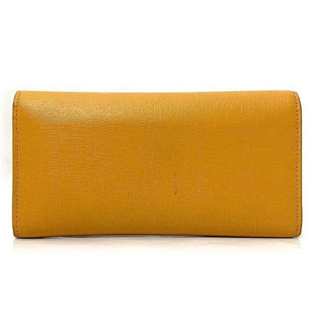 極美品　BALENCIAGA バレンシアガ　長財布　ビッグロゴ　レザー　オレンジ BALENCIAGA（ファッション小物 ・ オレンジ/橙色系）のフリマ