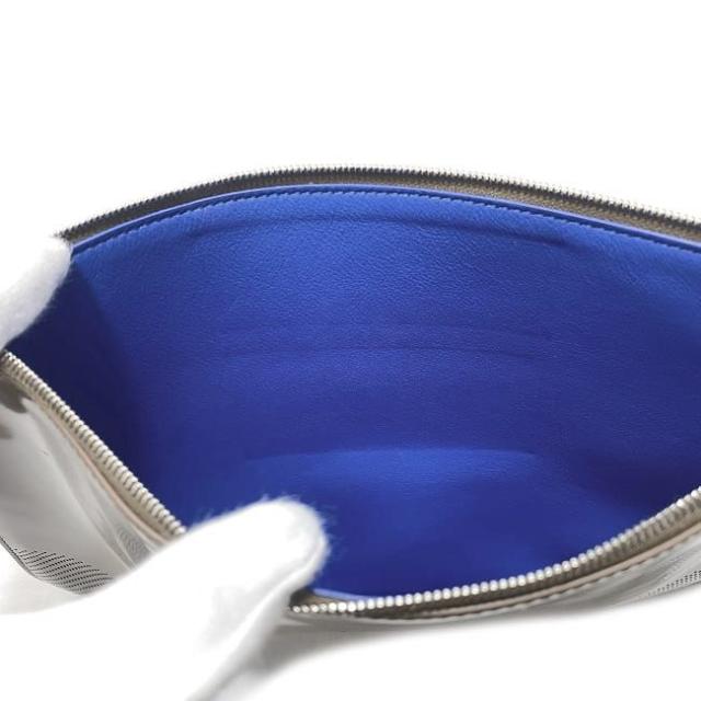 セリーヌ クラッチバッグ ブラウン ポーチ パテント レザー 中古 CELINE 美品 ミニ ファスナー パンチング ミニバッグ 103713AB4 07OC CLUTCH POUCH 定番 人気 レディース クラッチ レザーバッグ 女性 鞄 本革 革 ロゴ ファスナー 薄型 ブランド 本物 鑑定済み セリーヌ クラッチバッグ ブラウン ポーチ パテント レザー 中古